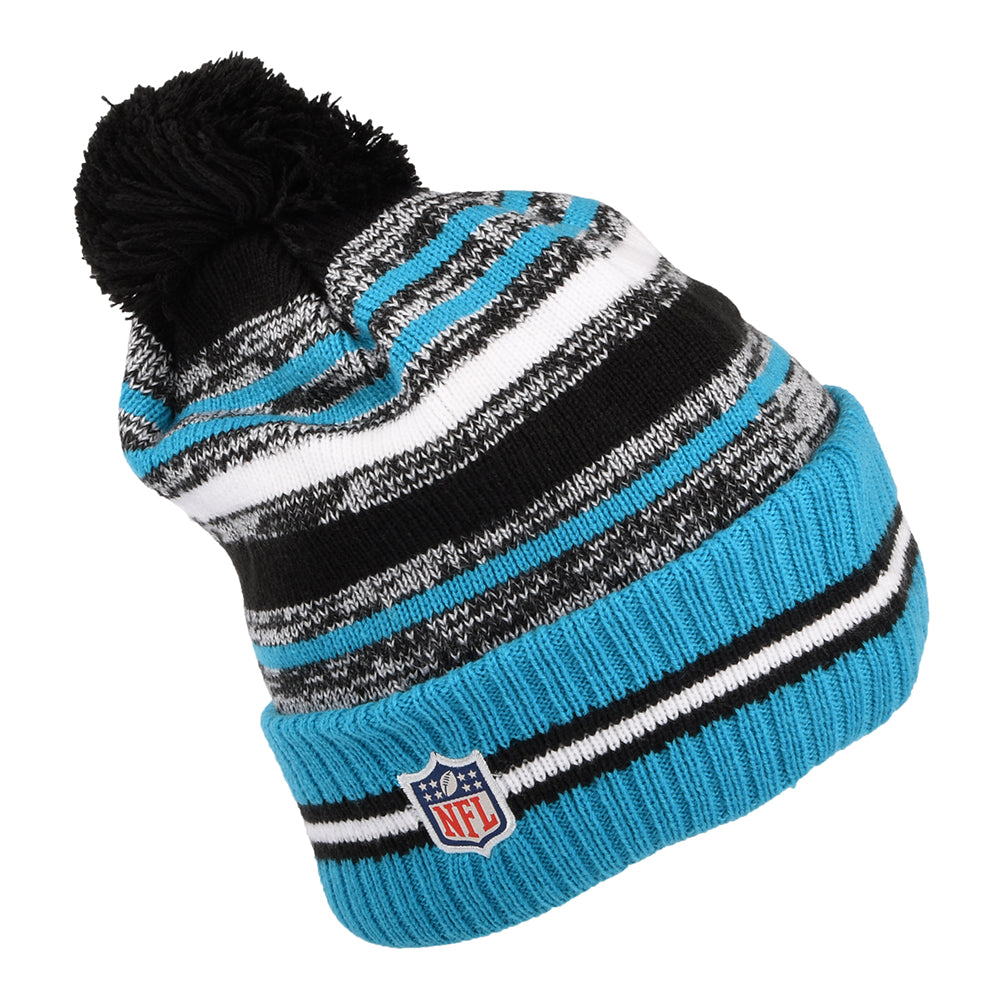 Gorro con pompón NFL Sport Knit OTC - Carolina Panthers de New Era - Azul-Negro