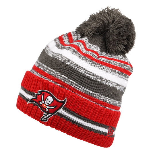 Gorro con pompón NFL Sport Knit OTC - Tampa Bay Buccaneers de New Era - Rojo-Negro