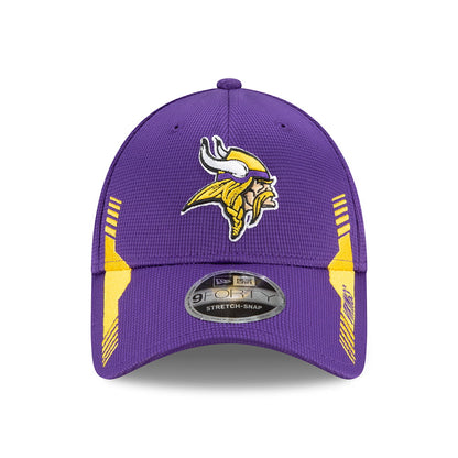 Gorra de béisbol 9FORTY Snap NFL Sideline Home Minnesota Vikings de New Era - Morado-Dorado