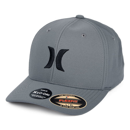 Gorra de béisbol Dri-Fit One & Only Flexfit de Hurley - Gris Oscuro