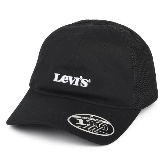 Gorra Trucker Vintage Modern con etiqueta lisa de Levi's - Negro
