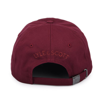 Gorra de béisbol Vintage de Lyle & Scott - Burdeos
