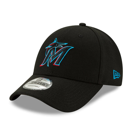 Gorra de béisbol 9FORTY MLB The League Miami Marlins de New Era - Negro