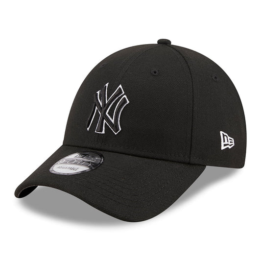 Gorra de béisbol 9FORTY MLB Pop Outline New York Yankees de New Era - Negro
