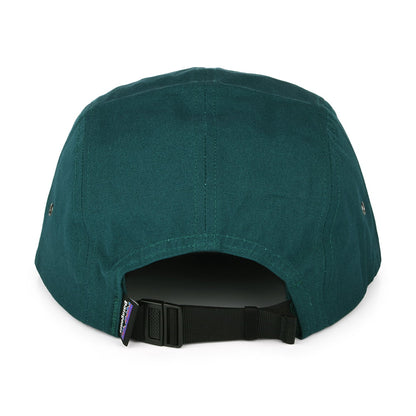 Gorra 5 paneles Maclure de algodón orgánico de Patagonia - Verde Oscuro