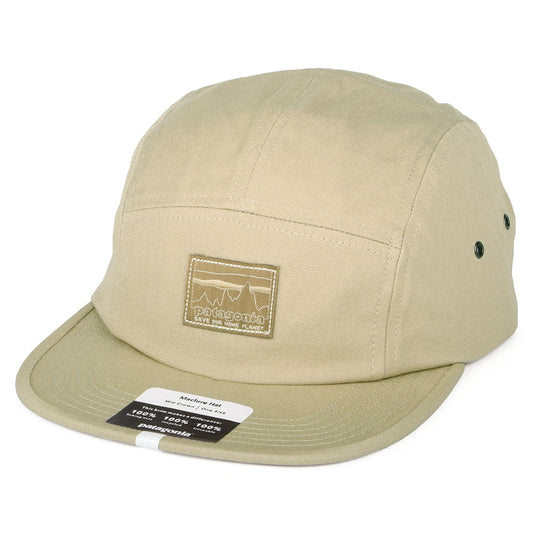 Gorra 5 paneles Maclure de algodón orgánico de Patagonia - Kaki