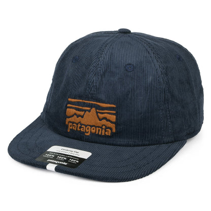 Gorra Snapback Fitz Roy Rambler de pana de Patagonia - Azul Marino