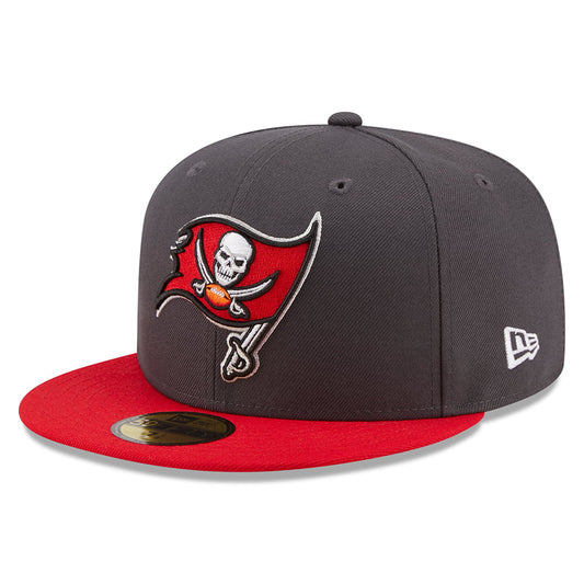 Gorra de béisbol 59FIFTY NFL OTC Tampa Bay Buccaneers de New Era - Grafito-Rojo