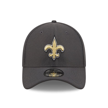 Gorra de béisbol 39THIRTY NFL Hex Tech New Orleans Saints de New Era - Grafito