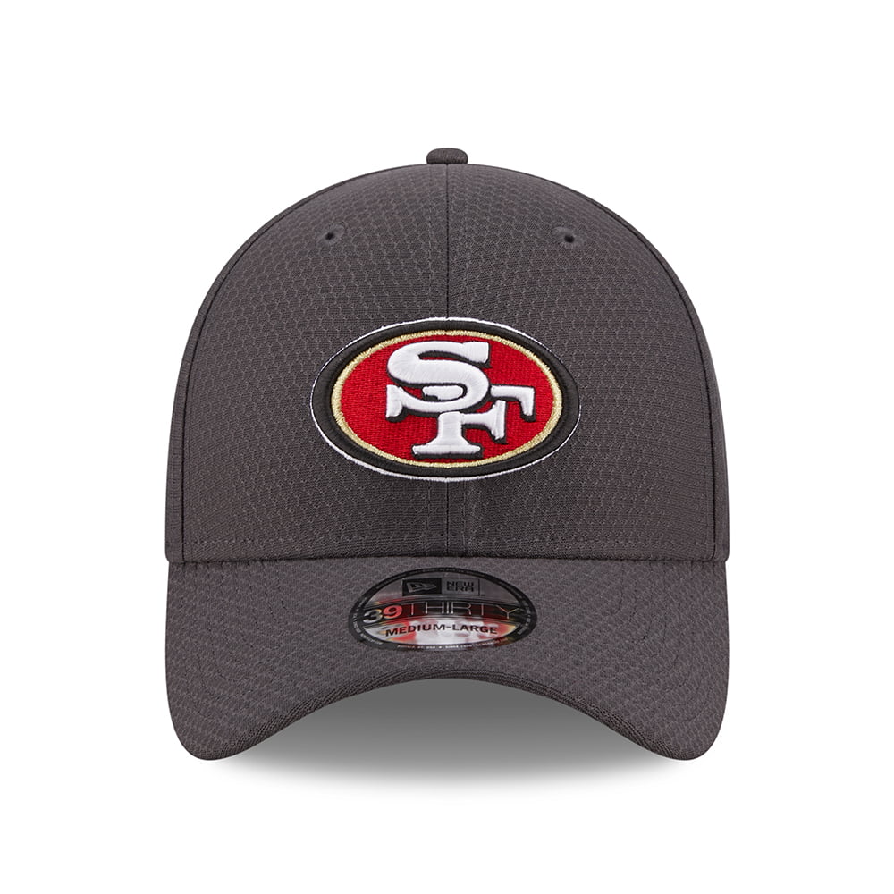 Gorra de béisbol 39THIRTY NFL Hex Tech San Francisco 49ers de New Era - Grafito