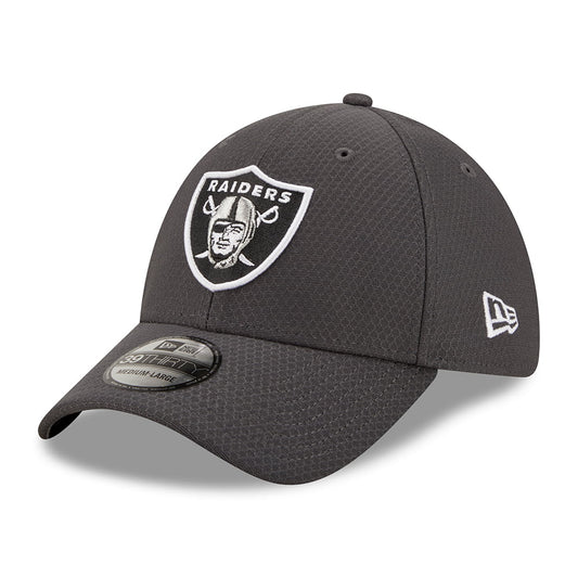 Gorra de béisbol 39THIRTY NFL Hex Tech Las Vegas Raiders de New Era - Grafito