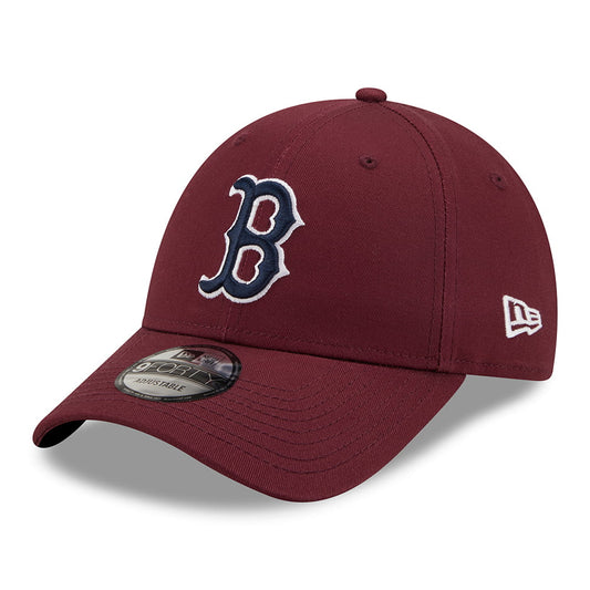 Gorra de béisbol 9FORTY MLB League Essential Boston Red Sox de New Era - Granate-Azul Marino