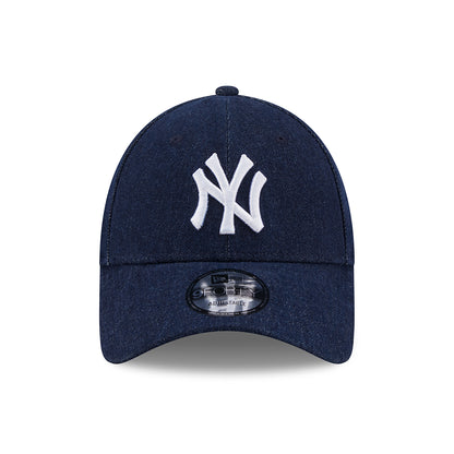 Gorra de béisbol 9FORTY MLB Denim New York Yankees de New Era - Azul Marino
