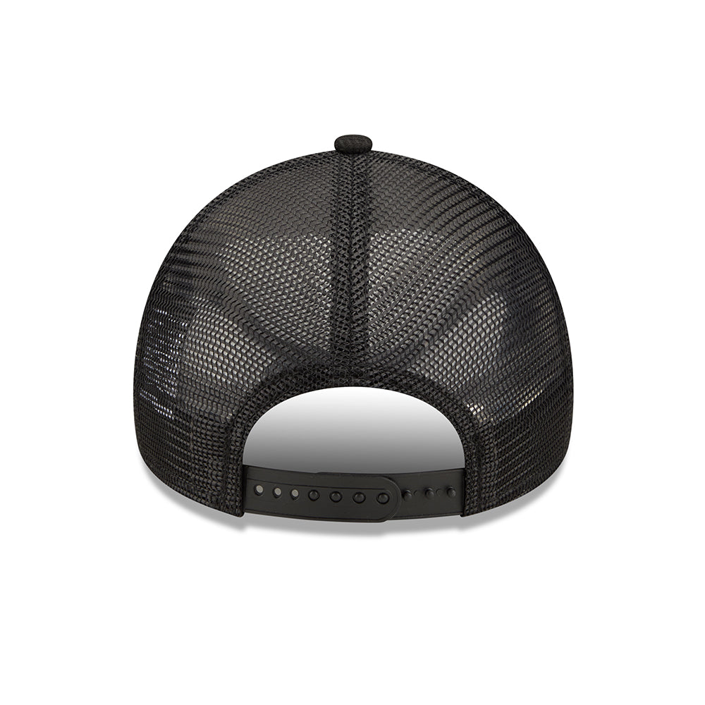 Gorra Trucker A-Frame NBA Black Base Chicago Bulls de New Era - Negro