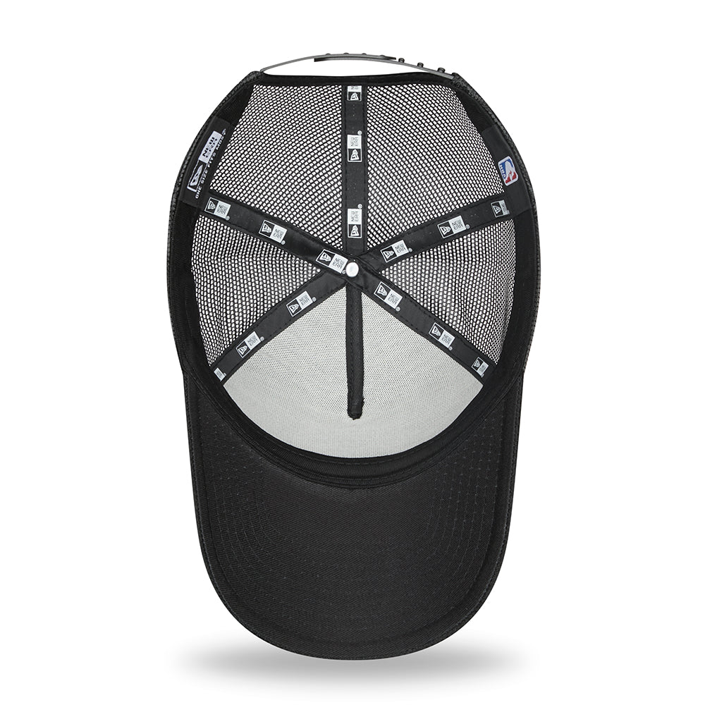 Gorra Trucker A-Frame NBA Black Base Chicago Bulls de New Era - Negro