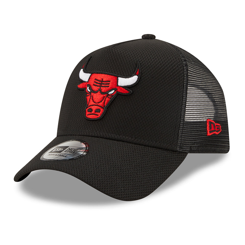 Gorra Trucker A-Frame NBA Black Base Chicago Bulls de New Era - Negro