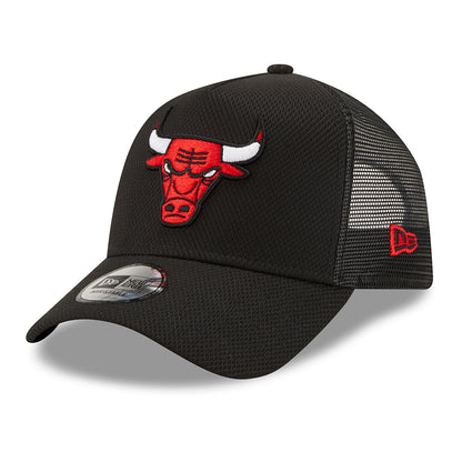Gorra Trucker A-Frame NBA Black Base Chicago Bulls de New Era - Negro