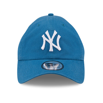 Gorra de béisbol 9TWENTY MLB League Casual New York Yankees de New Era - Verde Azulado Lavado
