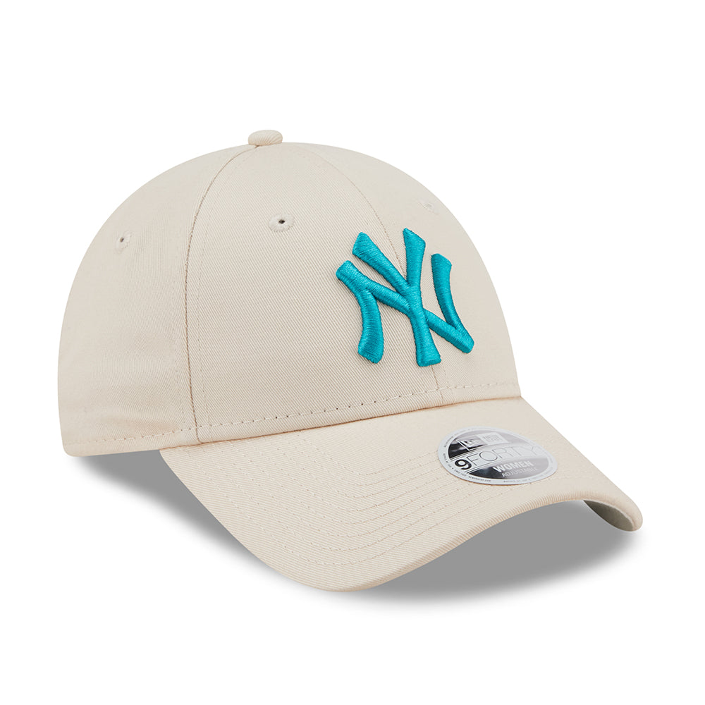 Gorra de béisbol 9FORTY MLB League Essential New York Yankees de New Era - Piedra-Turquesa