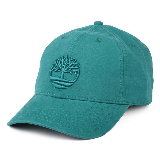 Gorra de béisbol Soundview de lona de algodón de Timberland - Verde Azulado