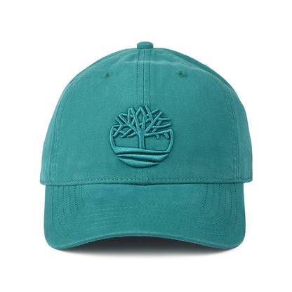 Gorra de béisbol Soundview de algodón de Timberland - Verde Azulado