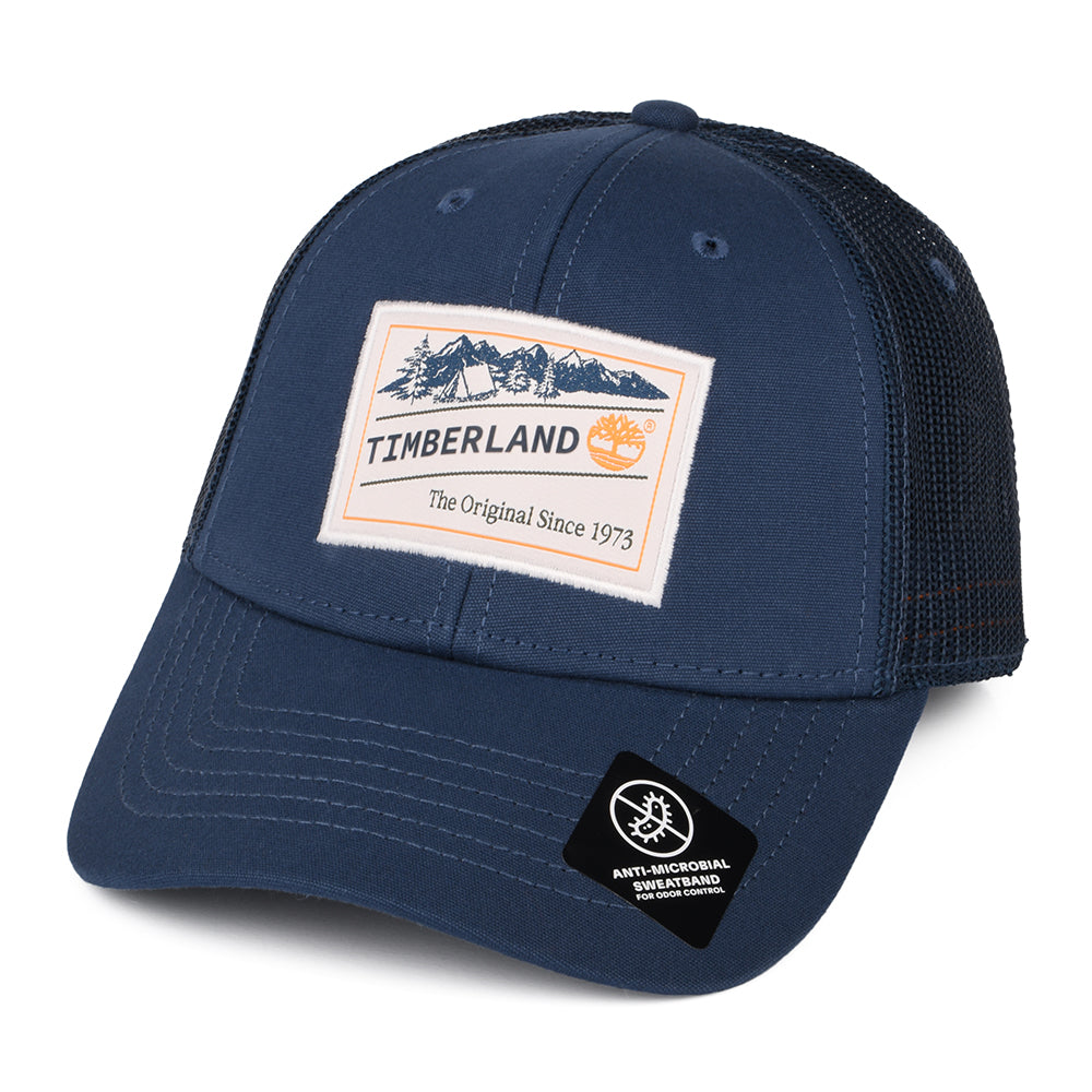 Gorra Trucker Camping Patch de Timberland - Vaquero Oscuro
