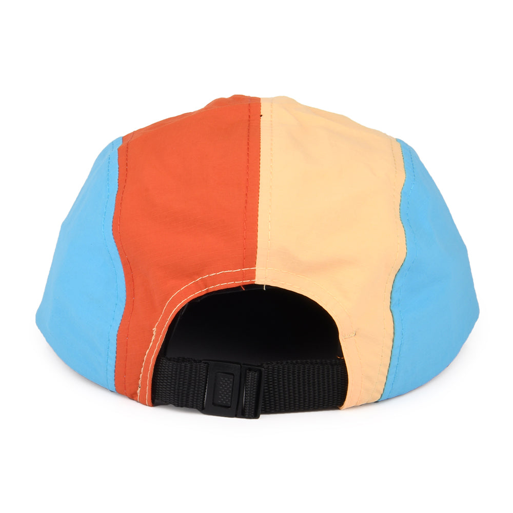 Gorra 5 paneles Colorblock de Timberland - Negro-Naranja-Azul Claro
