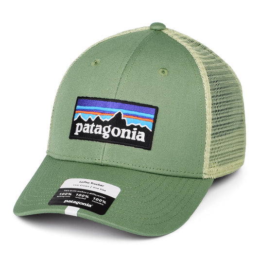 Gorra Trucker P-6 Logo LoPro de algodón orgánico de Patagonia - Verde