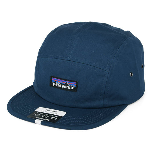 Gorra 5 paneles P-6 Label Maclure de algodón orgánico de Patagonia - Azul Marino