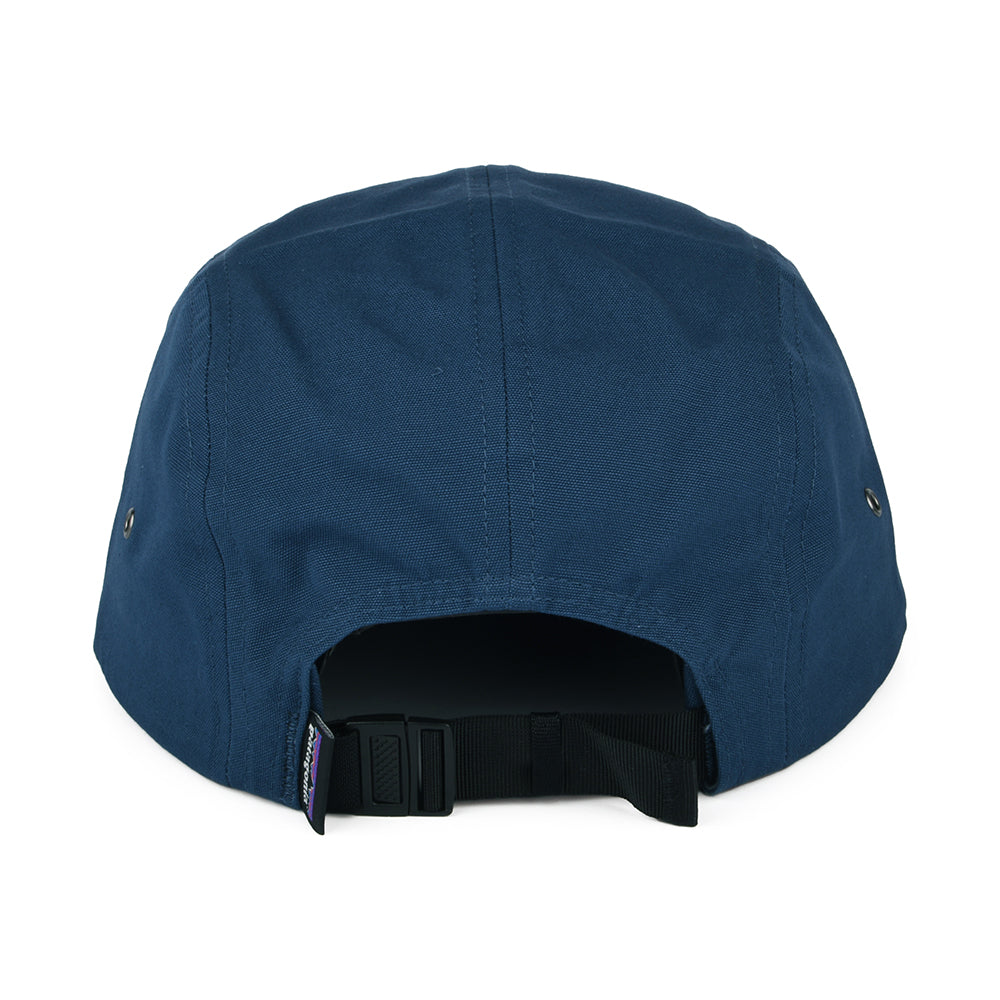Gorra 5 paneles P-6 Label Maclure de algodón orgánico de Patagonia - Azul Marino
