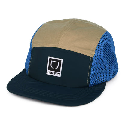 Gorra 5 paneles Beta X LP Mesh de Brixton - Bronce-Verde Azulado-Azul Marino