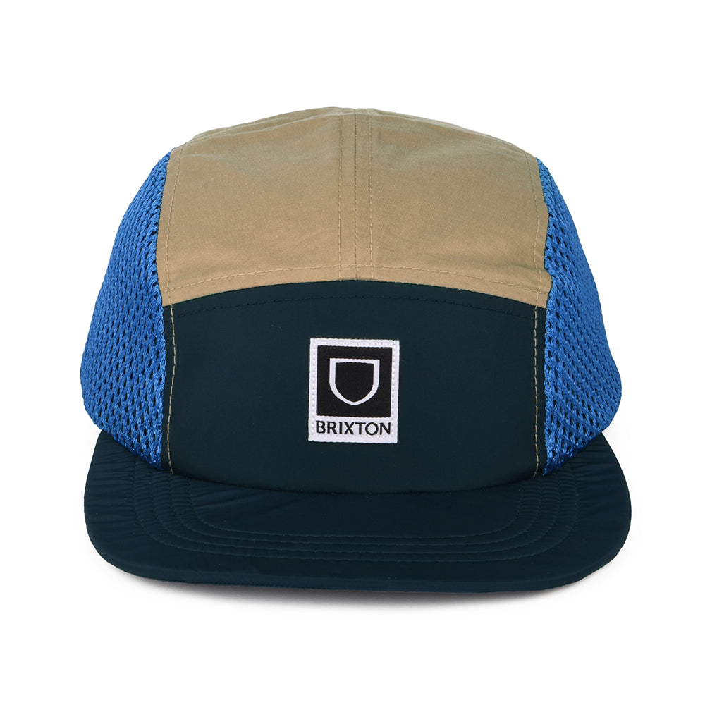 Gorra 5 paneles Beta X LP Mesh de Brixton - Bronce-Verde Azulado-Azul Marino