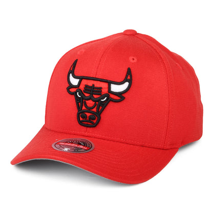 Gorra Snapback NBA Team Ground Stretch Chicago Bulls de Mitchell & Ness - Rojo