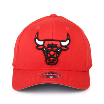 Gorra Snapback NBA Team Ground Stretch Chicago Bulls de Mitchell & Ness - Rojo