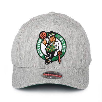 Gorra Snapback NBA Team Heather Stretch Boston Celtics de Mitchell & Ness - Gris Jaspeado