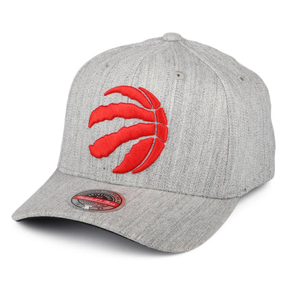 Gorra Snapback NBA Team Heather Stretch Toronto Raptors de Mitchell & Ness - Gris Jaspeado