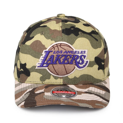Gorra Snapback NBA Woodland Desert Stretch L.A. Lakers de Mitchell & Ness - Camuflaje