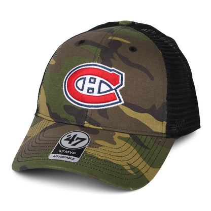 Gorra Trucker NHL Camo Branson MVP Montreal Canadiens de 47 Brand - Camuflaje