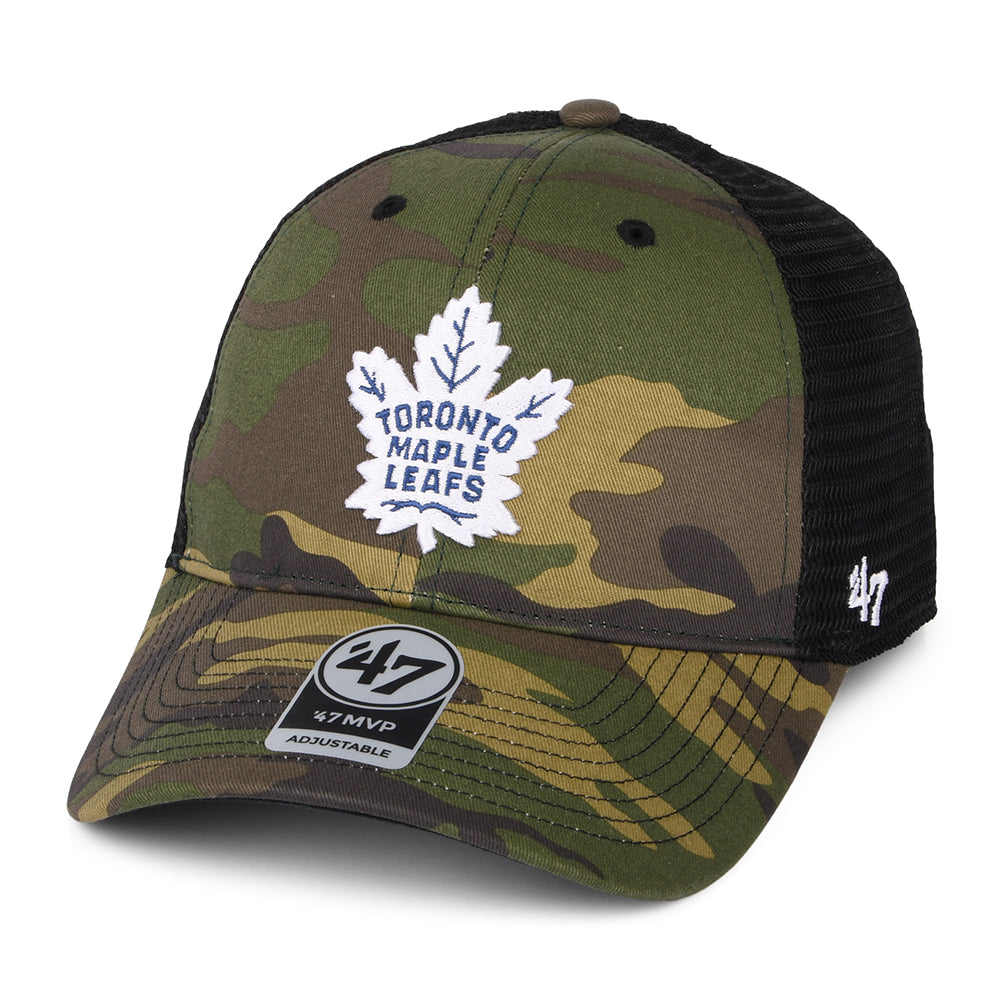Gorra Trucker NHL Camo Branson MVP Toronto Maple Leafs de 47 Brand - Camuflaje