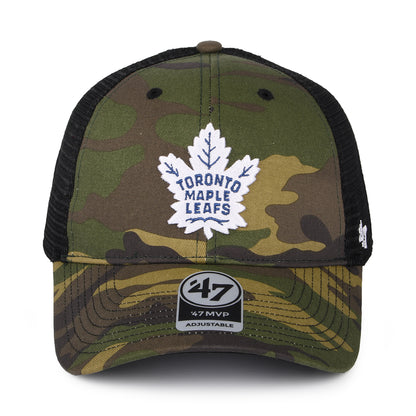 Gorra Trucker NHL Camo Branson MVP Toronto Maple Leafs de 47 Brand - Camuflaje