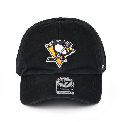 Gorra de béisbol NHL Clean Up II Pittsburgh Penguins de 47 Brand - Negro