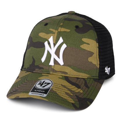 Gorra Trucker MLB Camo Branson MVP New York Yankees de 47 Brand - Camuflaje