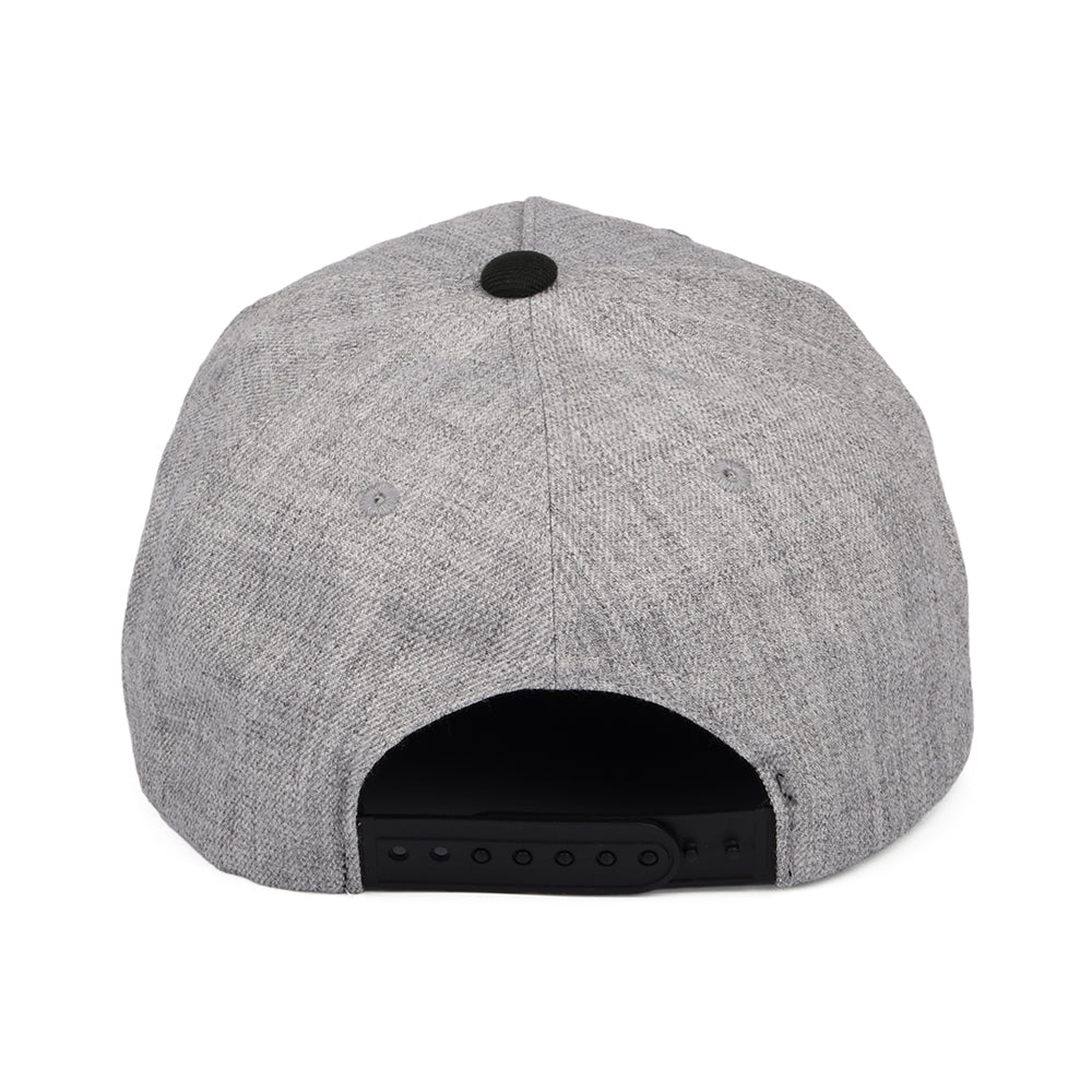 Gorra Snapback Crest C NetPlus MP de Brixton - Gris Jaspeado-Negro