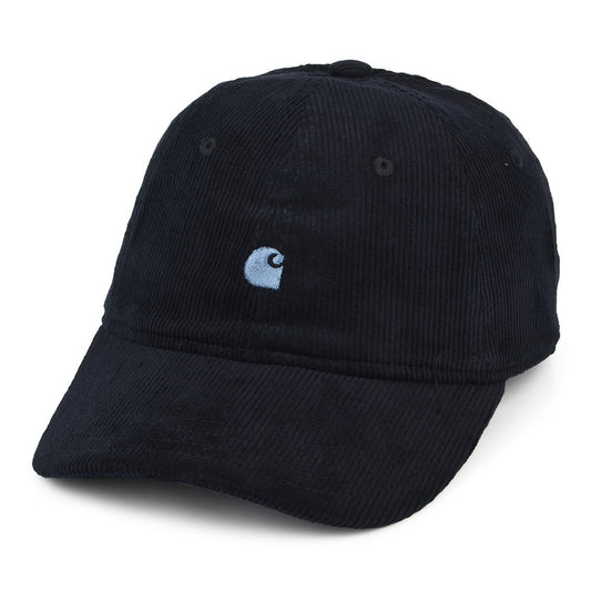 Gorra de béisbol Harlem de pana de Carhartt WIP - Azul Oscuro-Azul