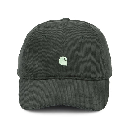 Gorra de béisbol Harlem de pana de Carhartt WIP - Bosque-Verde Claro
