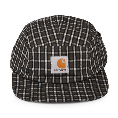 Gorra 5 paneles Dryden de Seersucker de algodón a cuadros de Carhartt WIP - Ciprés