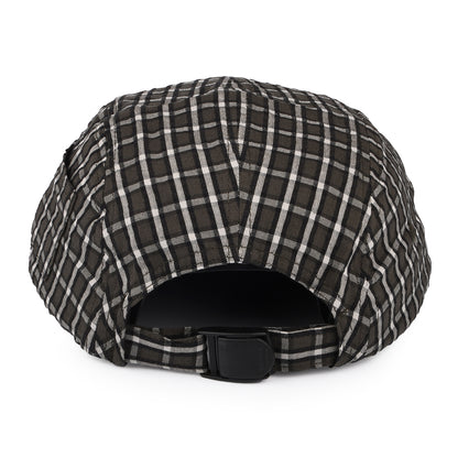 Gorra 5 paneles Dryden de Seersucker de algodón a cuadros de Carhartt WIP - Ciprés
