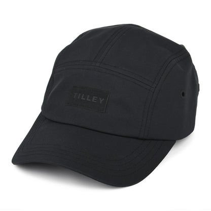 Gorra 5 paneles reciclado Water Repellent de Tilley - Negro