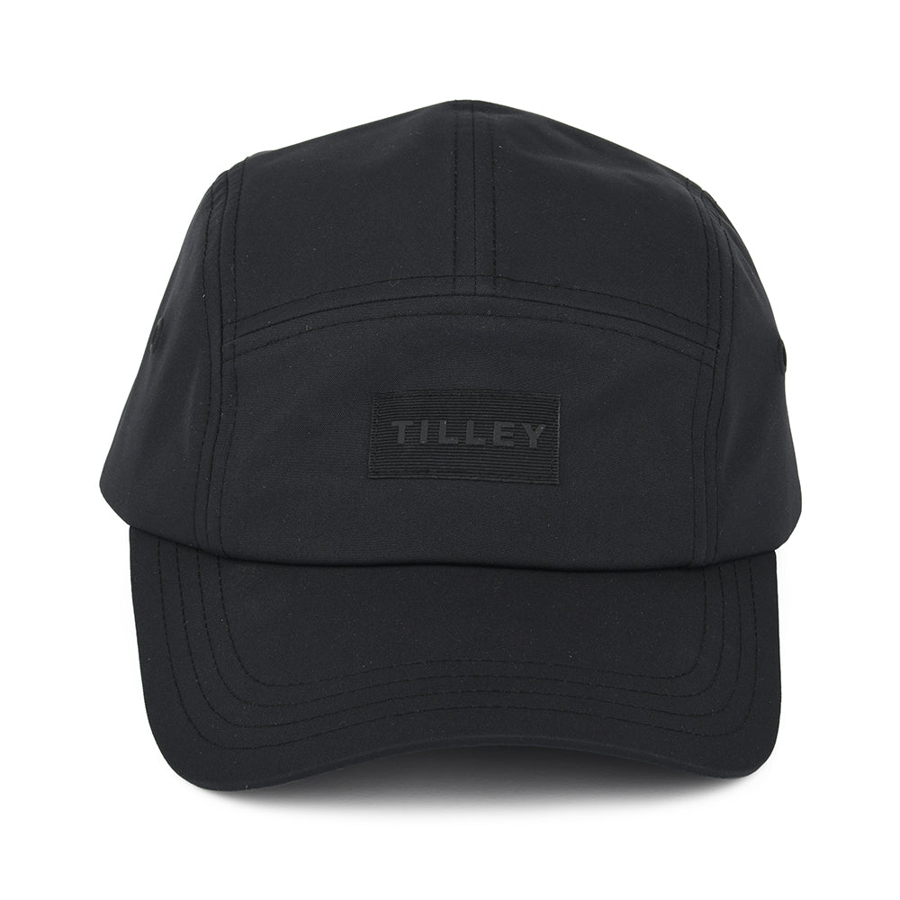 Gorra 5 paneles reciclado Water Repellent de Tilley - Negro