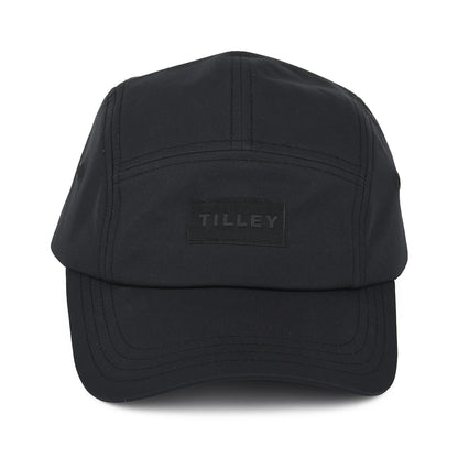 Gorra 5 paneles reciclado Water Repellent de Tilley - Negro